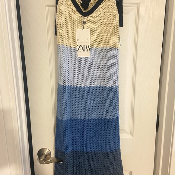 NWT ZARA CROTCHET DRESS - Picture 4 of 4